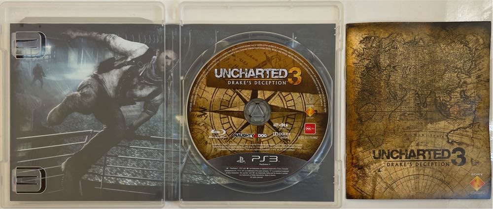 Uncharted 3: Drake’s Deception - Sony PlayStation 3 (PS3) (Sony Computer Entertainment - 1) video game collectible [Barcode 711719123590] - Main Image 3