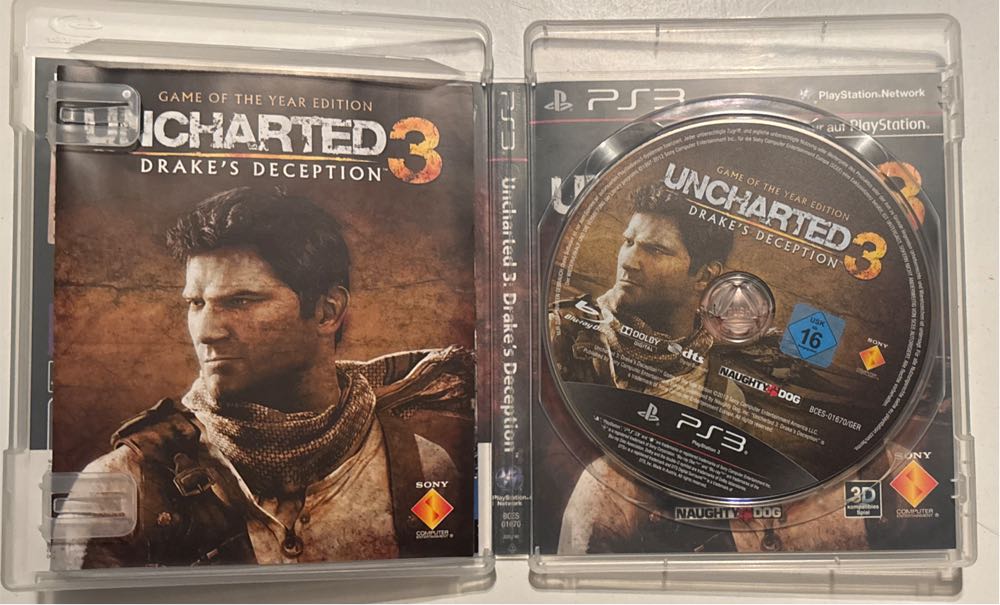 Uncharted 3: Drake’s Deception - Sony PlayStation 3 (PS3) (Sony Computer Entertainment - 1) video game collectible [Barcode 711719205746] - Main Image 3