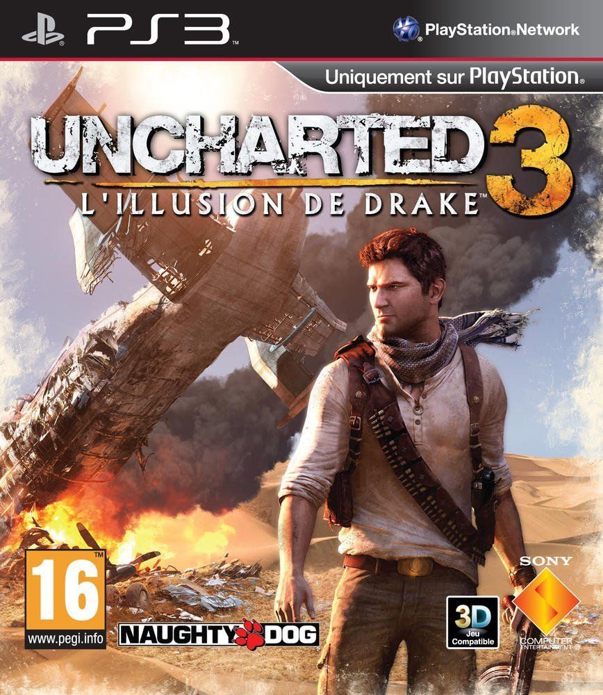 Uncharted 3: Drake’s Deception - Sony PlayStation 3 (PS3) (Sony Computer Entertainment) video game collectible - Main Image 1