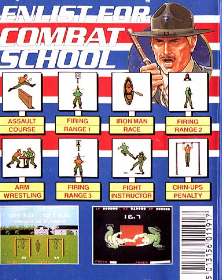 Combat School - Sinclair ZX Spectrum (Erbe - 1) video game collectible [Barcode 5013156011917] - Main Image 2
