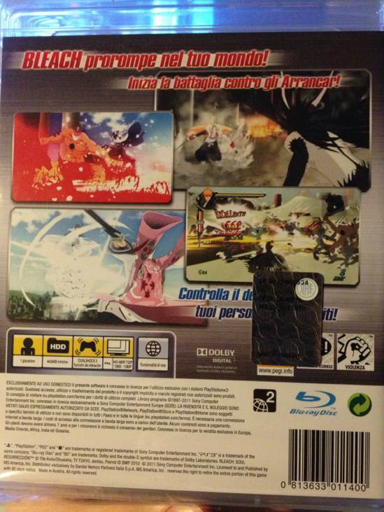 Bleach: Soul Resurrección - Sony PlayStation 3 (PS3) video game collectible [Barcode 0813633011400] - Main Image 2