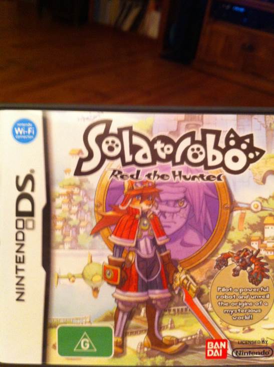 Solatorobo: Red The Hunter - Nintendo DS (Namco Bandai Games Inc - 1) video game collectible [Barcode 018113991023] - Main Image 1