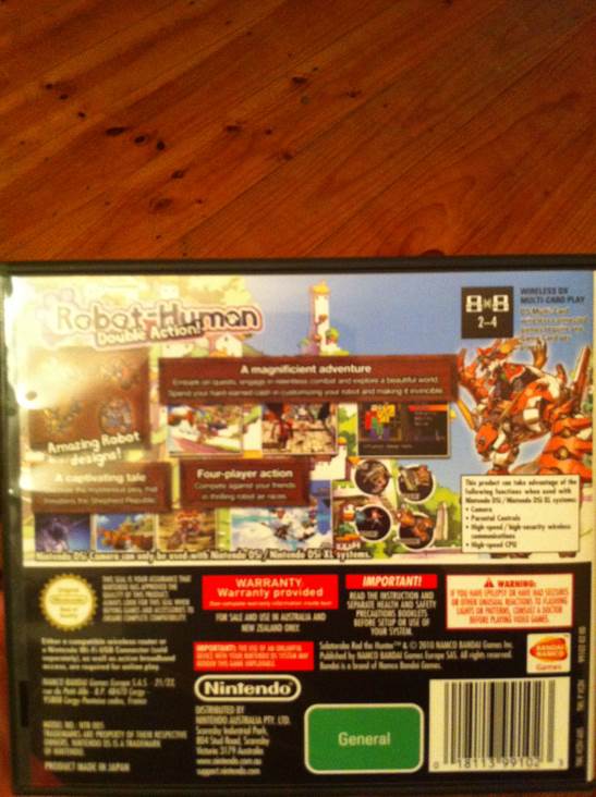 Solatorobo: Red The Hunter - Nintendo DS (Namco Bandai Games Inc - 1) video game collectible [Barcode 018113991023] - Main Image 2