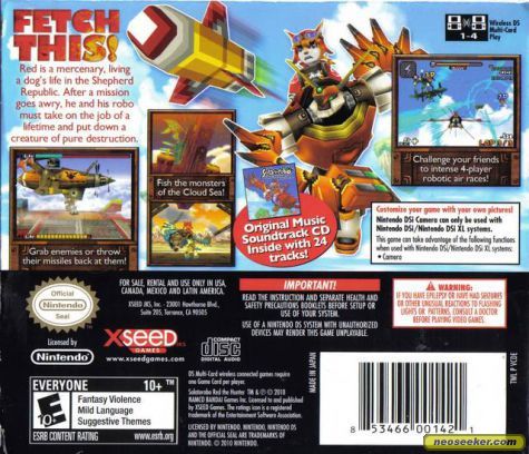 Solatorobo: Red The Hunter - Nintendo DS (XSEED Games - 1) video game collectible [Barcode 853466001452] - Main Image 2