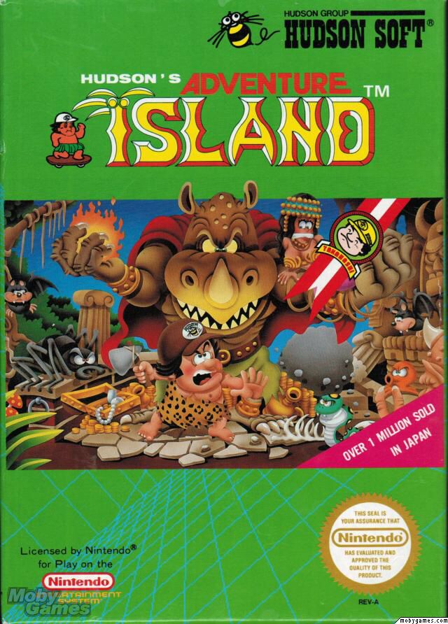 Hudson’s Adventure Island - Nintendo Entertainment System (NES) (Hudson Soft) video game collectible - Main Image 1