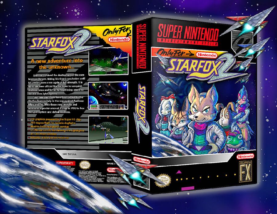 Starfox 2 - Nintendo Super Nintendo Entertainment System (SNES) (Nintendo) video game collectible - Main Image 2