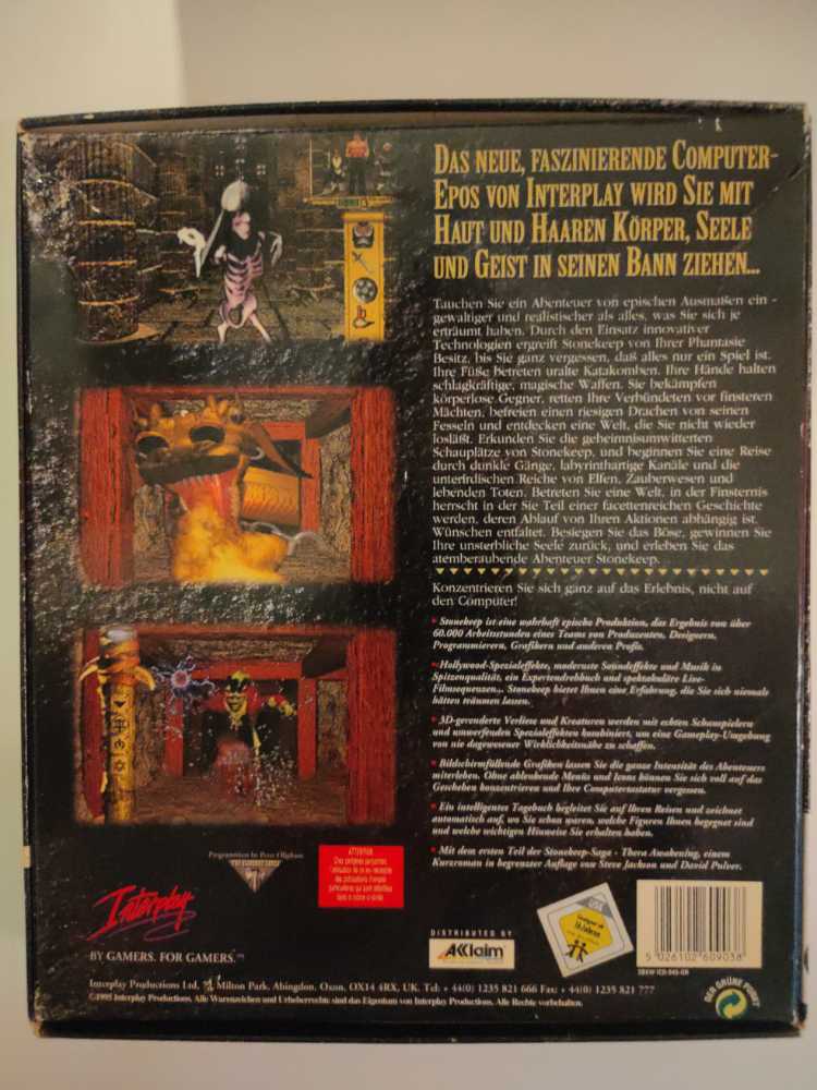 Stonekeep - PC video game collectible [Barcode 5026102609038] - Main Image 2