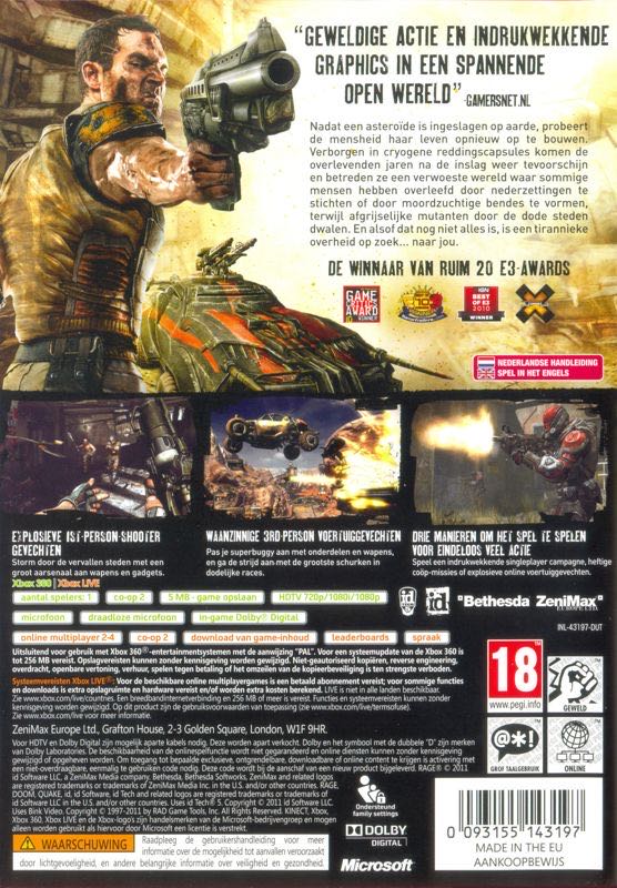 Rage - Anarchy Edition - Microsoft Xbox 360 (Bethesda Softworks - 1-2) video game collectible [Barcode 093155143197] - Main Image 2