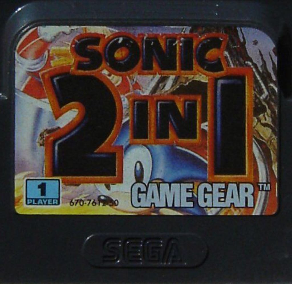 Sonic 2 In 1 - Sega Game Gear (1) video game collectible - Main Image 2