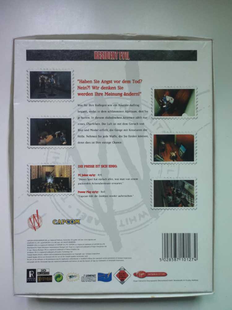 Resident Evil 1 - PC (Capcom) video game collectible [Barcode 5028587101274] - Main Image 2