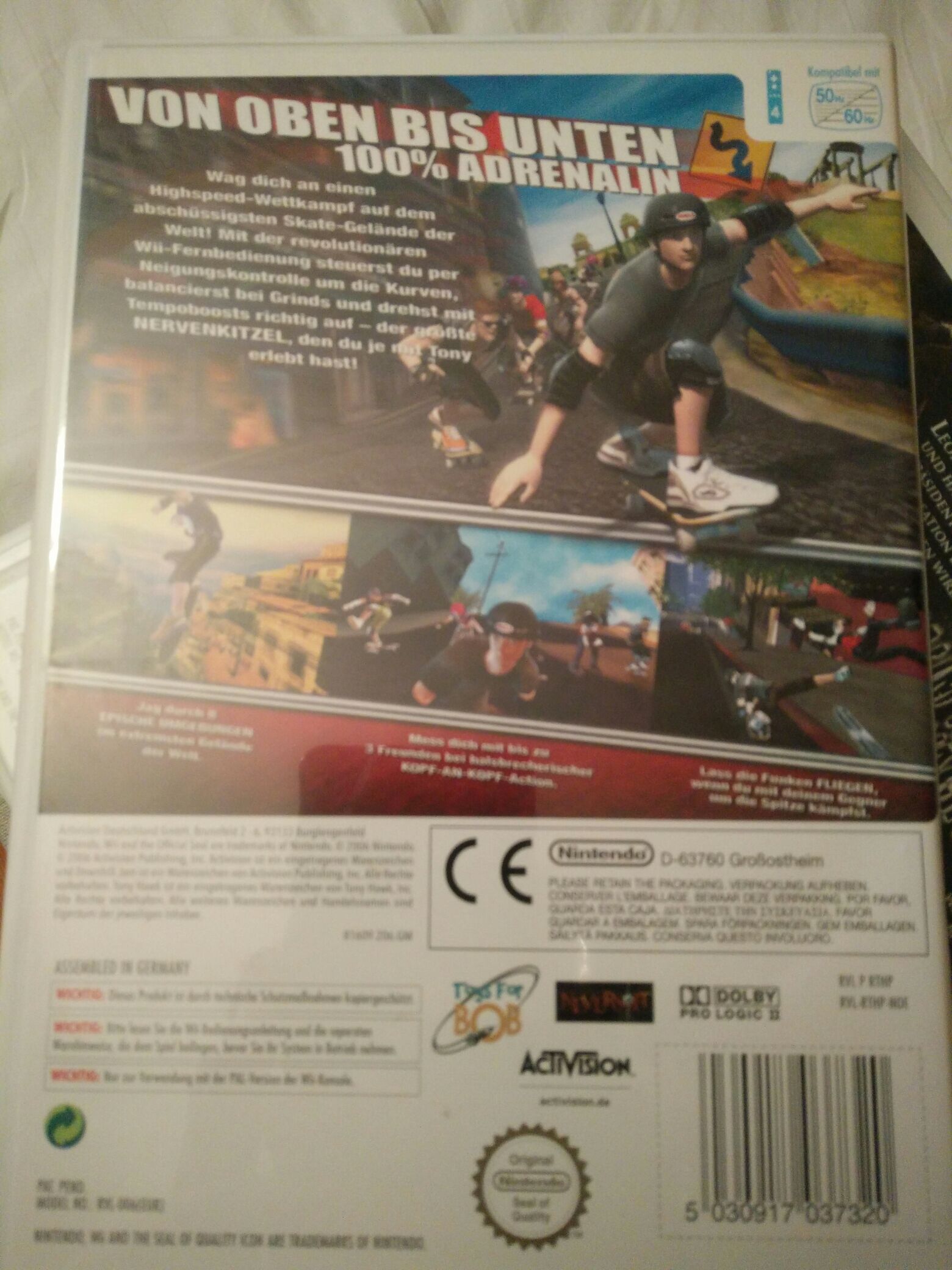 Tony Hawk’s Downhill Jam - Nintendo Wii (Activision - 4) video game collectible [Barcode 047875816251] - Main Image 2