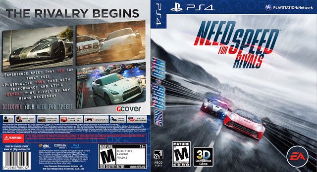 Need For Speed Rivals - Sony PlayStation 4 (PS4) ((EA) Electronic Arts - 1) video game collectible - Main Image 2