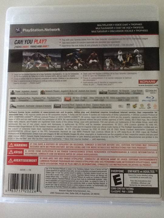 PES2012 - Sony PlayStation 3 (PS3) video game collectible - Main Image 2