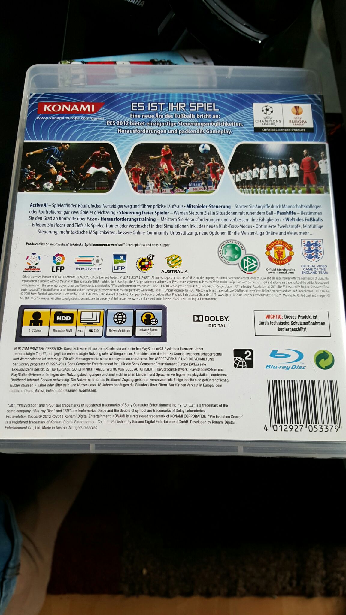 PES2012 - Sony PlayStation 3 (PS3) video game collectible - Main Image 2