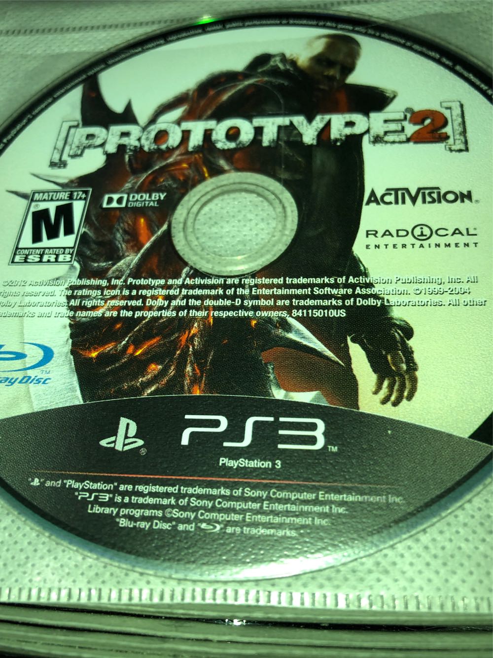 Prototype 2 - Sony PlayStation 3 (PS3) (Activision Blizzard - 1) video game collectible [Barcode 047875843776] - Main Image 4