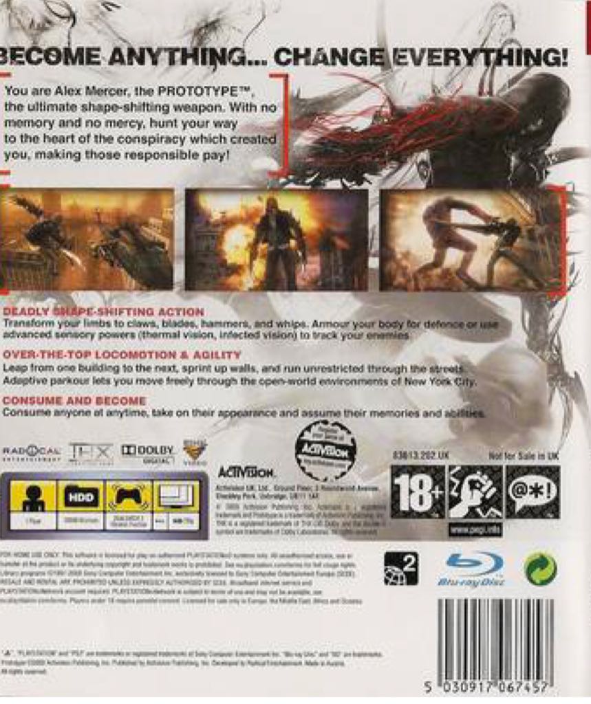 Prototype 2 - Sony PlayStation 4 (PS4) video game collectible - Main Image 2