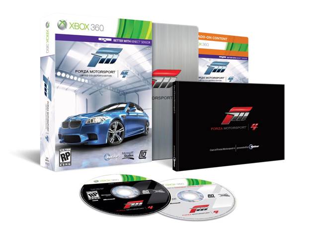 Forza Motorsport 4 - Limited Collector’s Edition - Microsoft Xbox 360 (Turn 10 Studios - 2) video game collectible [Barcode 885370310191] - Main Image 2
