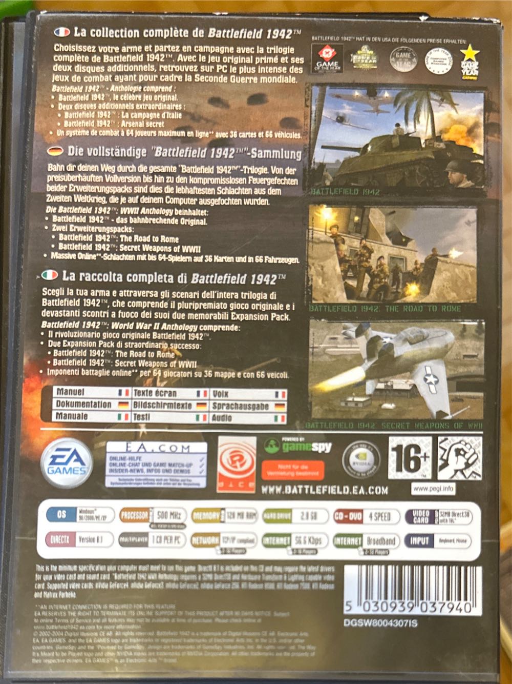Battlefield 1942 - World War II Anthology - PC video game collectible [Barcode 5030939037940] - Main Image 2