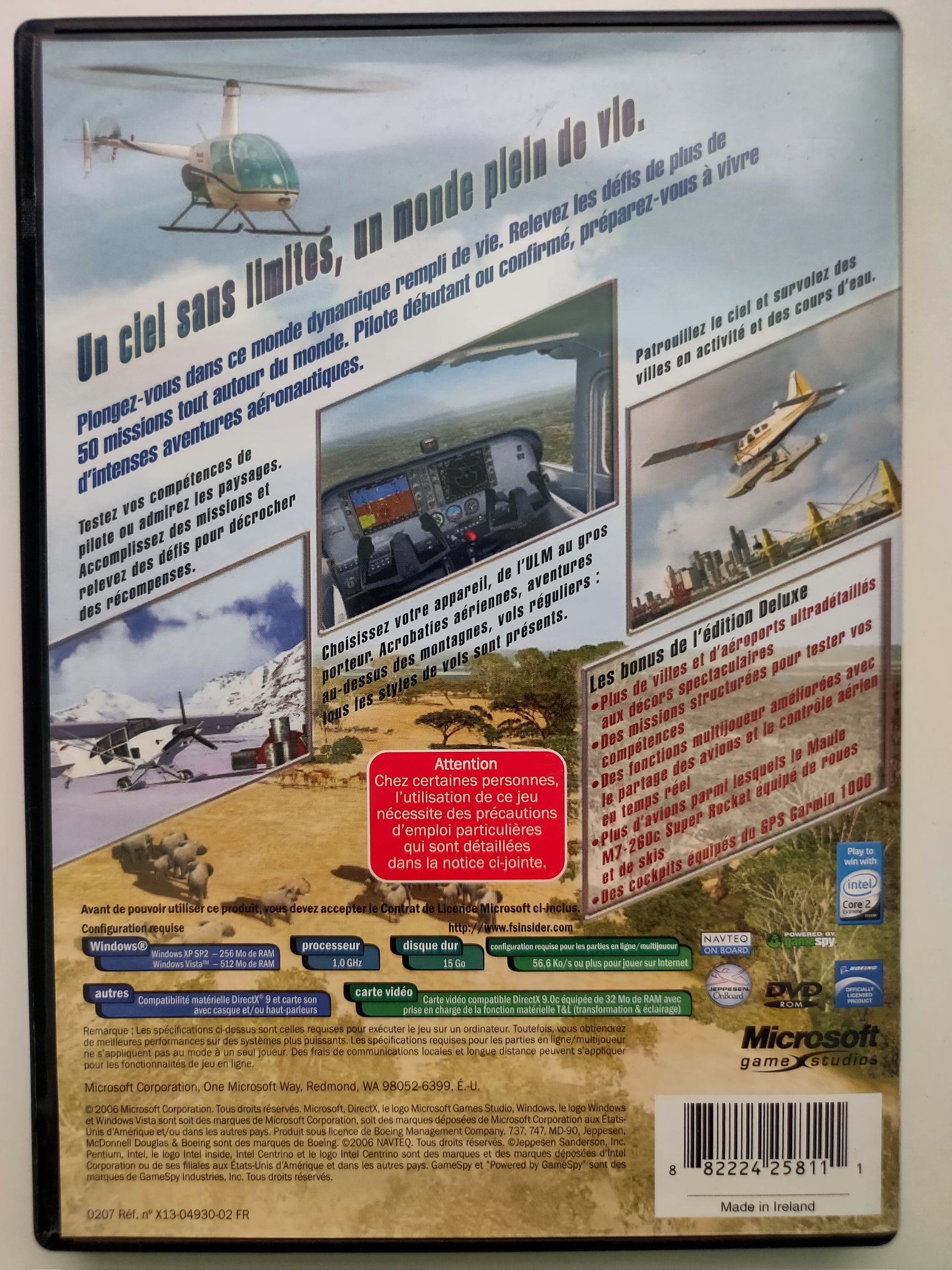 Microsoft Flight Simulator X - Edition Professionelle - PC video game collectible [Barcode 882224258111] - Main Image 2