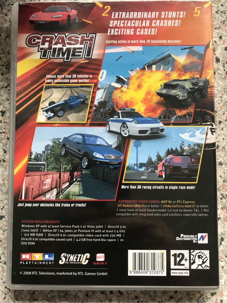 Crash Time - PC video game collectible [Barcode 8886409310375] - Main Image 2