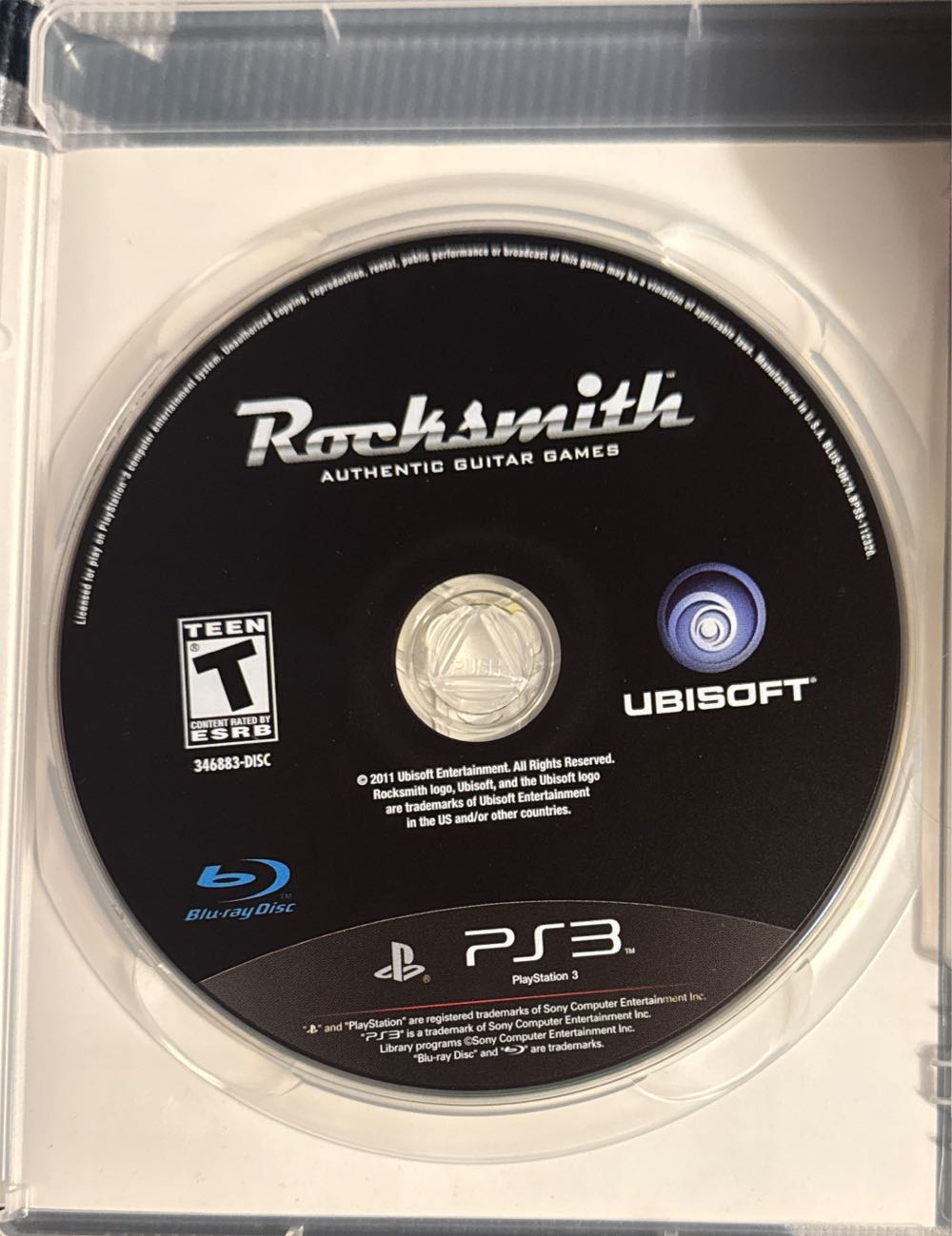 Rocksmith (Full Boxed Set W/ Guitar Cable & Poster) - Sony PlayStation 3 (PS3) (Ubisoft - 1) video game collectible [Barcode 008888346883] - Main Image 3