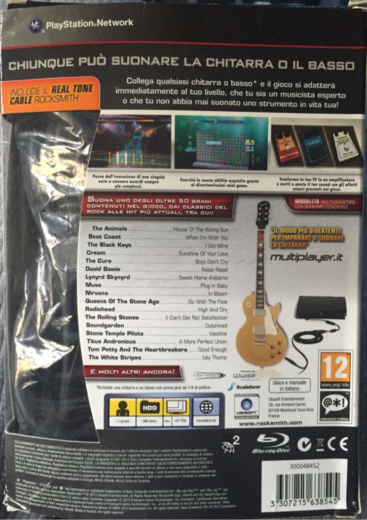 PS3 / Rocksmith - Sony PlayStation 3 (PS3) (Ubi Soft - 1-2) video game collectible [Barcode 3307215638545] - Main Image 2