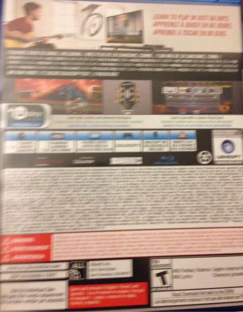 Rocksmith - Sony PlayStation 4 (PS4) (Ubisoft) video game collectible [Barcode 887256000059] - Main Image 2