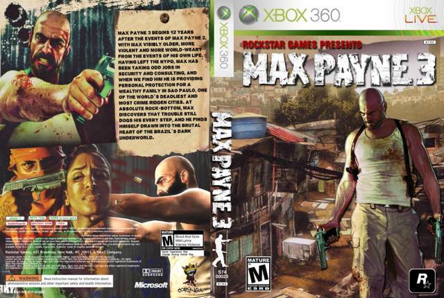 Max Payne 3 - Microsoft Xbox 360 (Rockstar - 1) video game collectible [Barcode 5026555249010] - Main Image 2