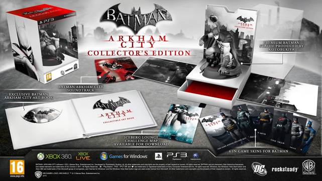 Batman: Arkham City Collector’s Edition - Microsoft Xbox 360 (WB Games - 1) video game collectible [Barcode 5051893074635] - Main Image 2