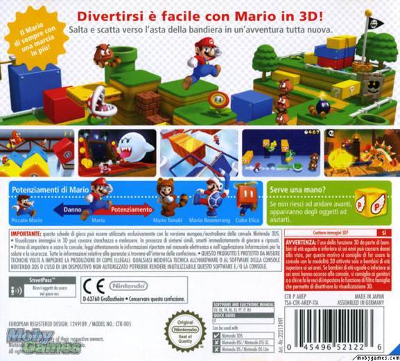 Super Mario 3D Land - Nintendo 3DS (Nintendo - 1) video game collectible [Barcode 018113993119] - Main Image 2