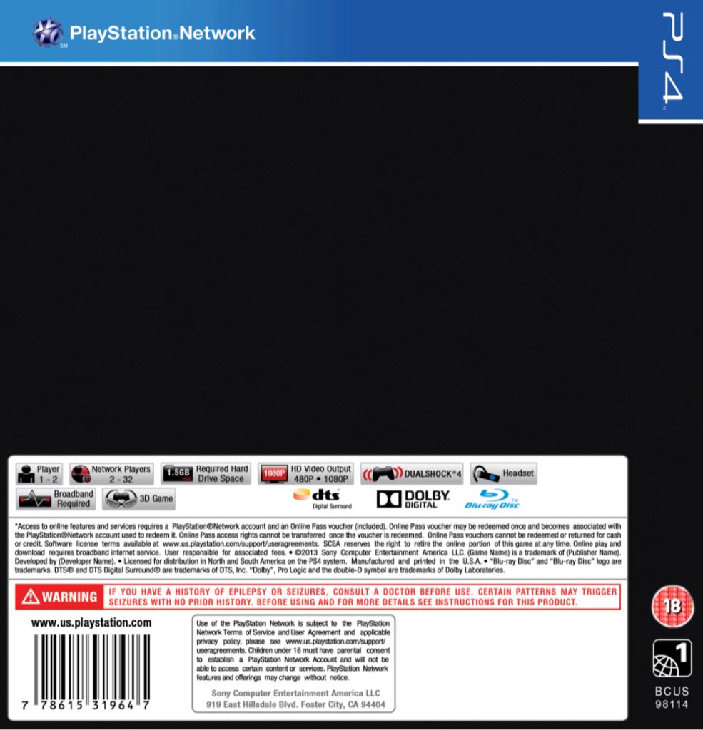 L.A Noire - Sony PlayStation 4 (PS4) (Rockstar - 1) video game collectible [Barcode 710425570209] - Main Image 2