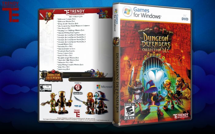 Dungeon Defenders - Microsoft Xbox 360 video game collectible - Main Image 2