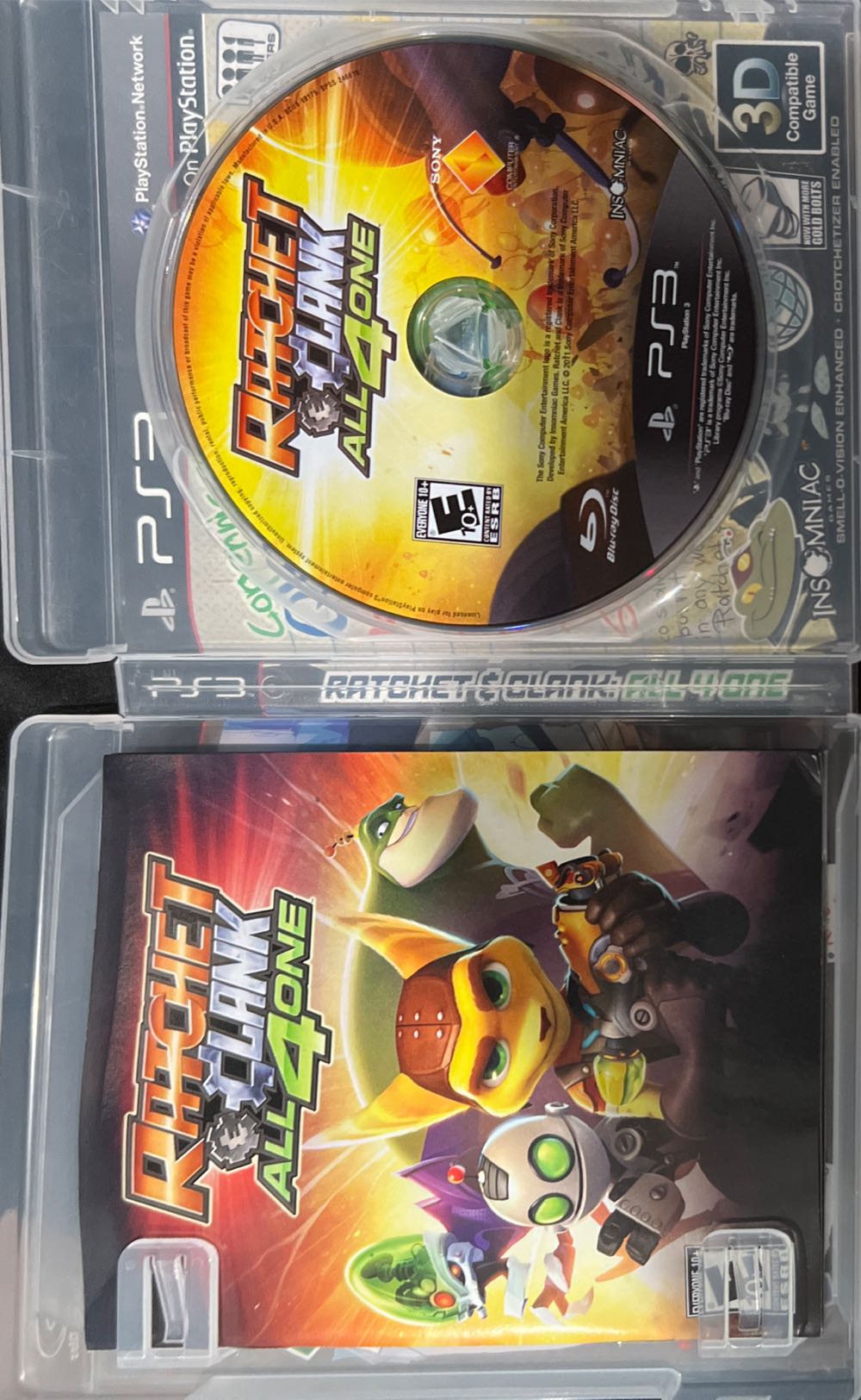Ratchet & Clank All 4 One - Sony PlayStation 3 (PS3) (Insommiac Games - 1-2) video game collectible [Barcode 0711719981756] - Main Image 3