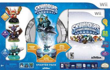 Skylanders: Spyro’s Adventure - Nintendo Wii (Actvison - 2) video game collectible [Barcode 043875839771] - Main Image 2