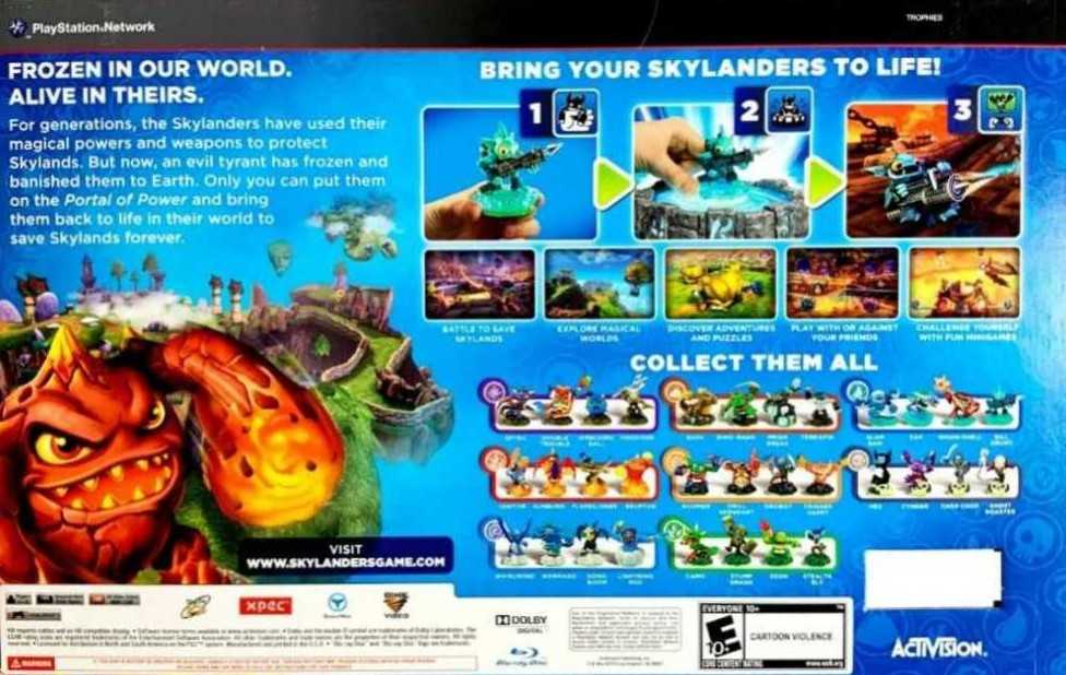 Skylanders: Spyro’s Adventure - Sony PlayStation 3 (PS3) (Activision - 1-2) video game collectible - Main Image 2