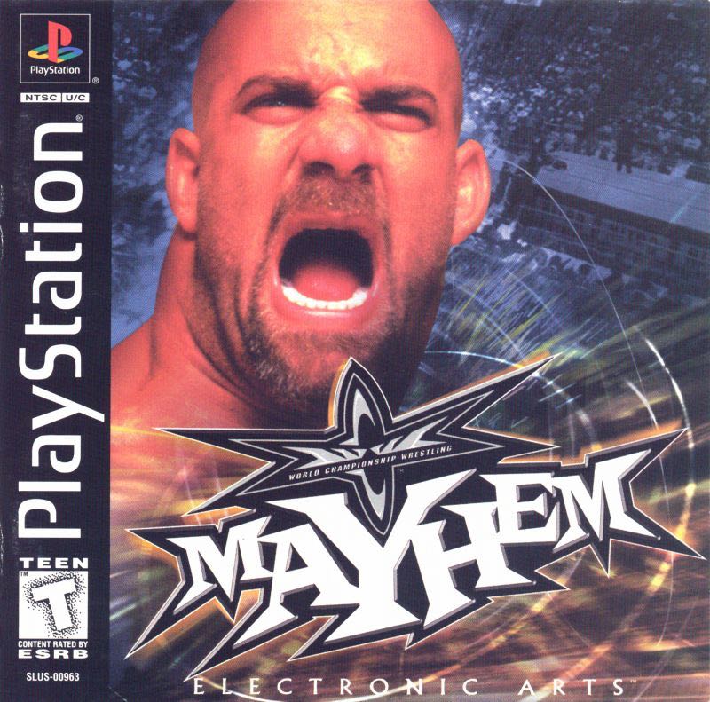 WCW: MAYHEM - Sony PlayStation (Electronic Arts - 2) video game collectible - Main Image 2