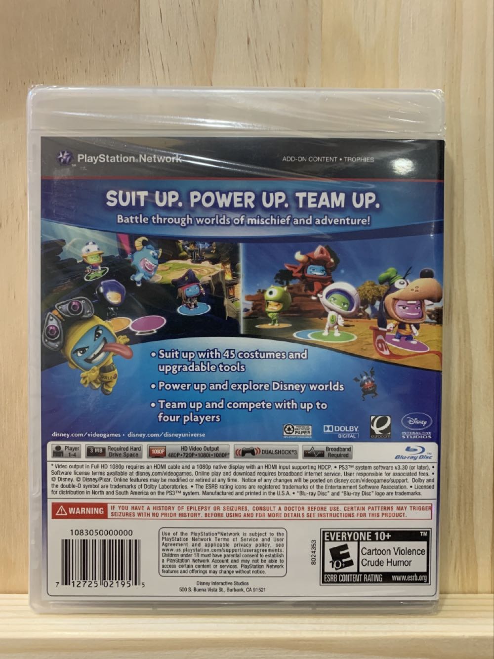 Disney Universe - Sony PlayStation 3 (PS3) (Disney Interactive Studios - 4) video game collectible [Barcode 712725021955] - Main Image 2