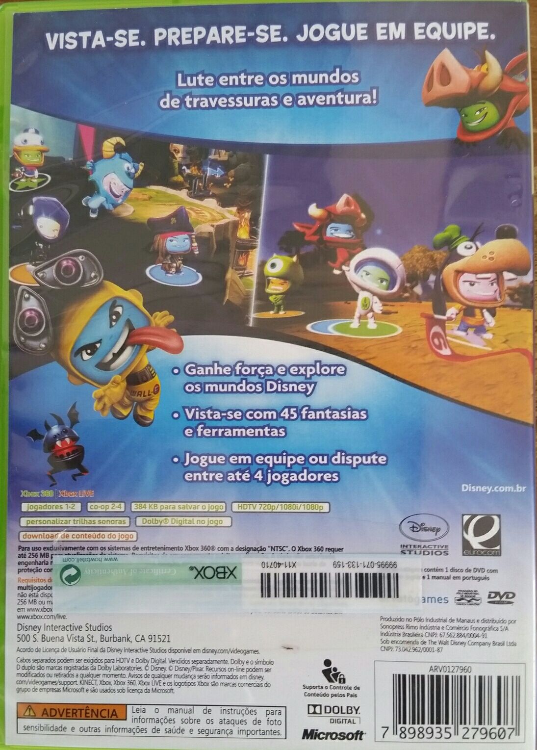 Disney Universe - Microsoft Xbox 360 video game collectible [Barcode 7898935279607] - Main Image 2