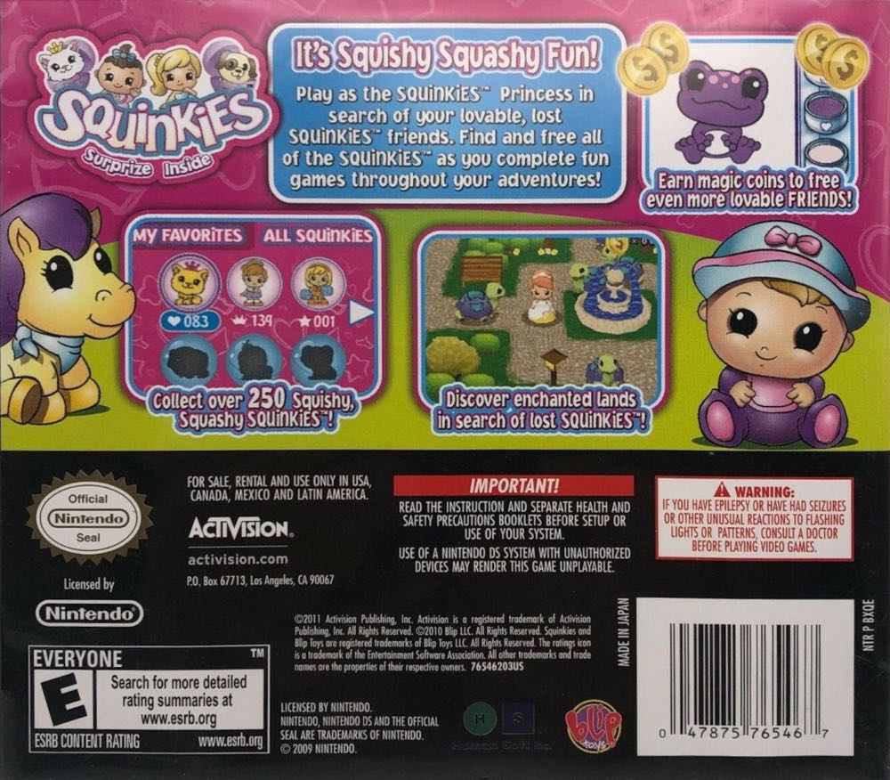 Squinkies - Nintendo DS video game collectible - Main Image 2