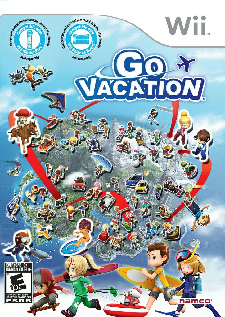 Go Vacation - Nintendo Wii (Namco) video game collectible - Main Image 1