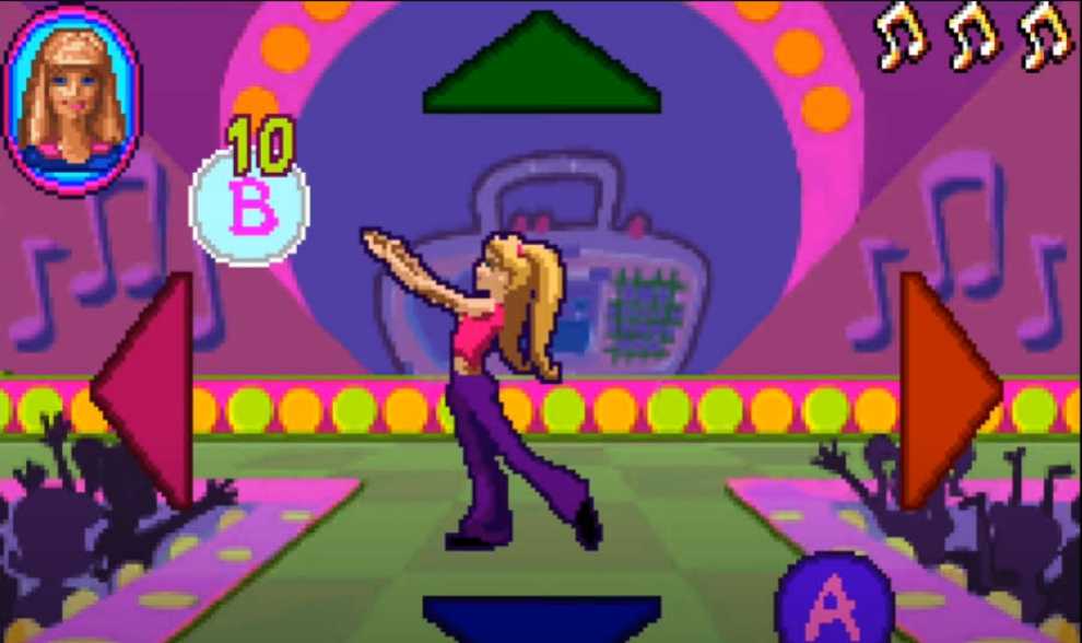 Barbie Groovy Games - Nintendo Game Boy Advance (GBA) video game collectible - Main Image 2