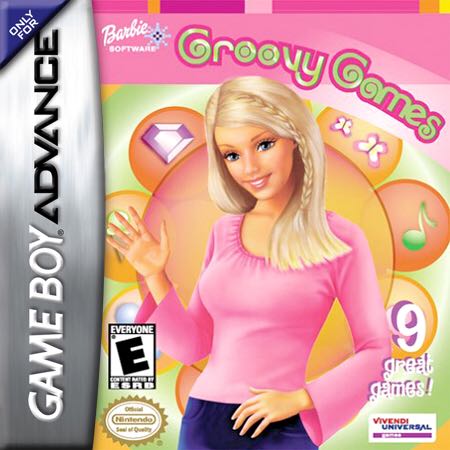 Barbie Groovy Games (LOOSE) - Nintendo Game Boy Advance (GBA) video game collectible - Main Image 1