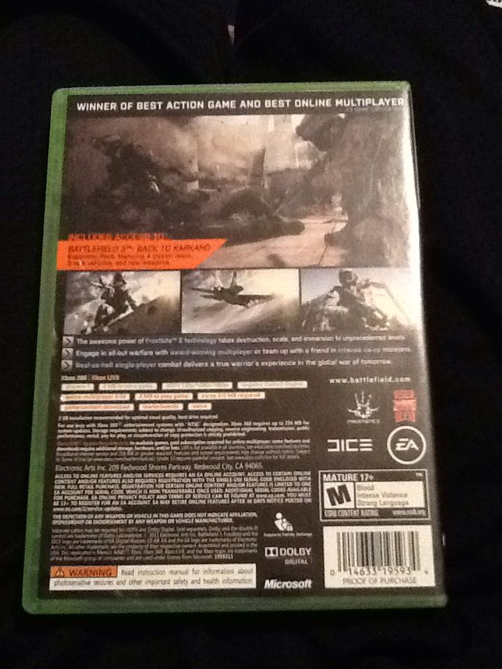 Battlefield 3 Limited Edition - Microsoft Xbox 360 (Electronic Arts Inc.) video game collectible - Main Image 2