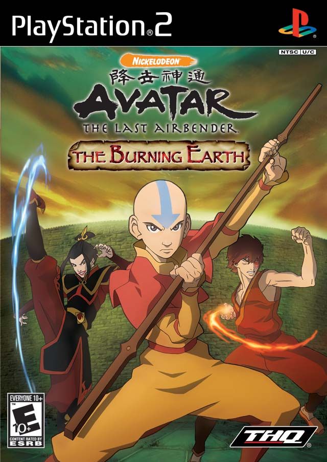 Avatar The Last Airbender: The Burning Earth - Sony PlayStation 2 (PS2) (2) video game collectible - Main Image 1