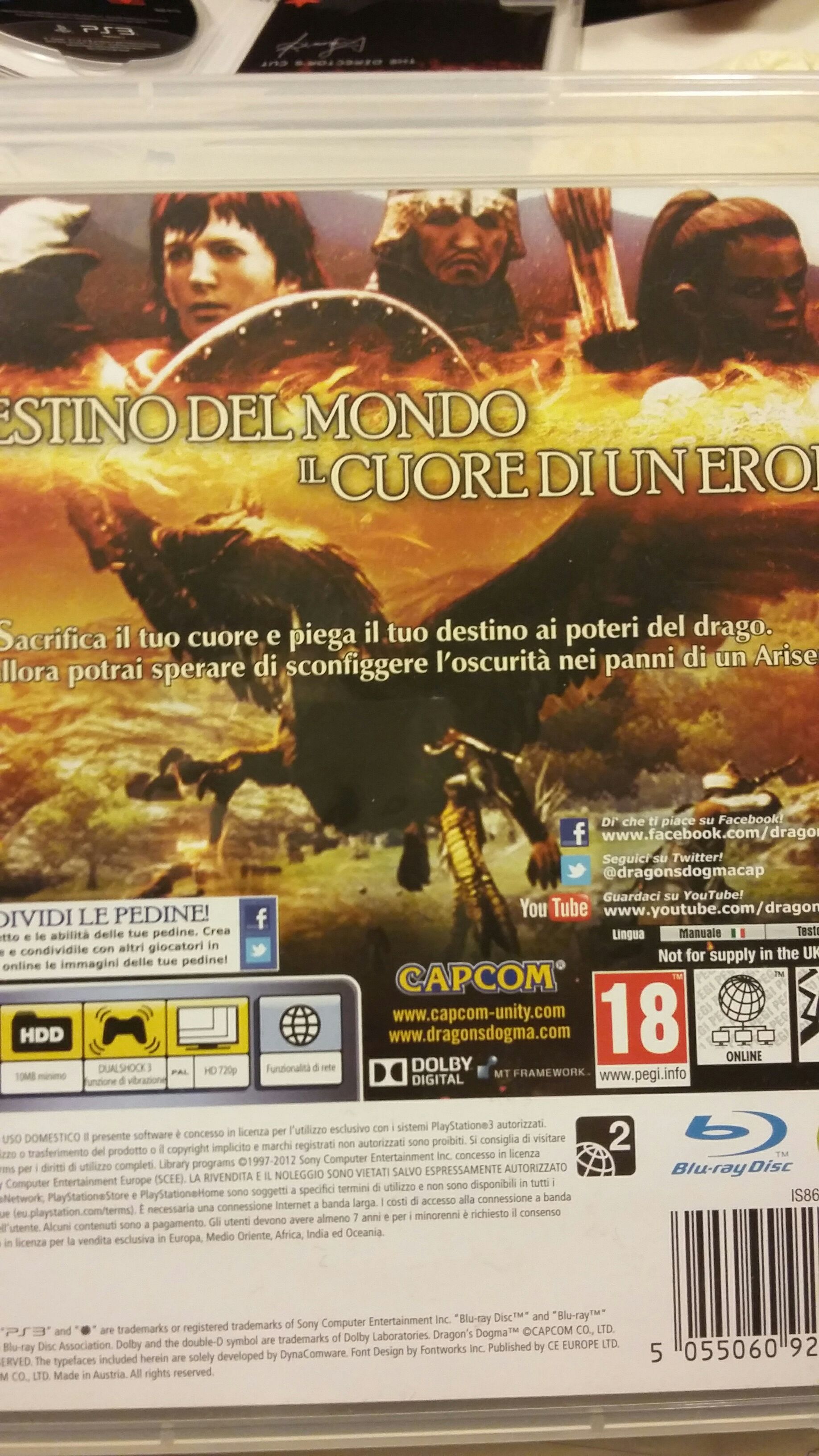 Dragon’s Dogma - Sony PlayStation 3 (PS3) (Capcom - 1) video game collectible [Barcode 5055060927533] - Main Image 2