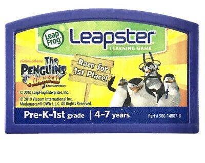 The Penguins Of Madagascar: Race For 1st Place! - Leapster (Leapfrog - 1) video game collectible [Barcode 708431307988] - Main Image 3