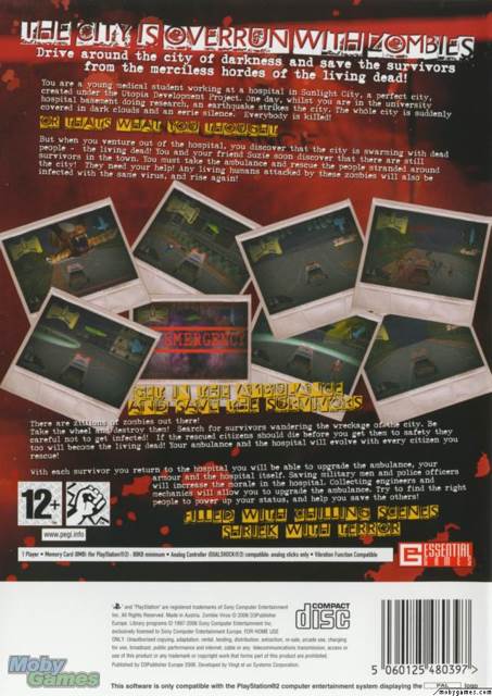 Zombie Virus - Sony PlayStation 2 (PS2) (Ps3 Games - 1) video game collectible [Barcode 5060125480397] - Main Image 2