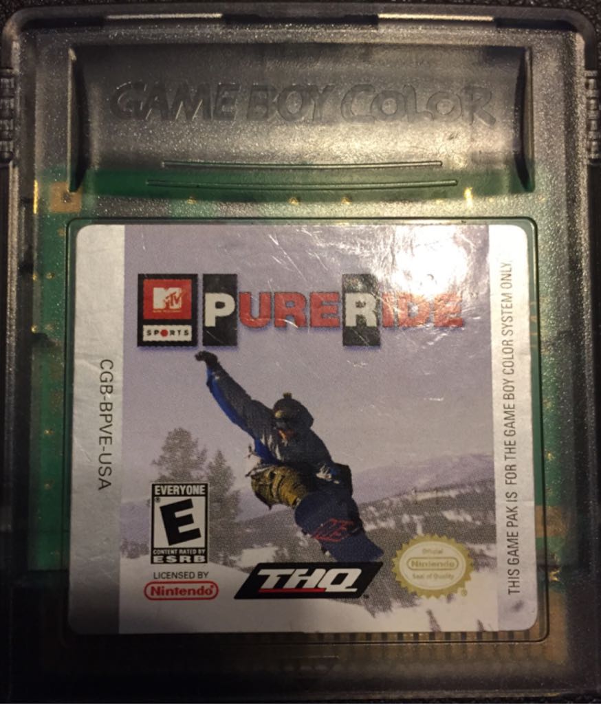 Mtv Sports Pure Ride - Nintendo Game Boy Color (THQ - 1) video game collectible - Main Image 1