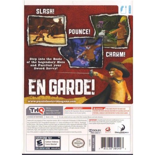 Puss In Boots - Nintendo Wii (1) video game collectible - Main Image 2