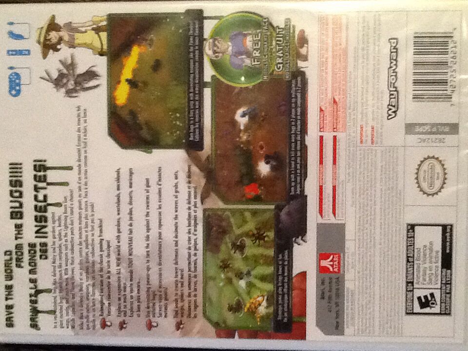 Centipede Infestation - Nintendo Wii (Atari - 2) video game collectible [Barcode 742725282124] - Main Image 2